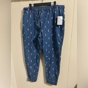 Tokyo Japan Disney Minnie Mouse jogger jeans size XL rare hard to find NWT